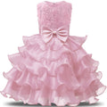 Flower Girl Dress For Wedding Baby Girl 2-8 Years Birthday Outfits Children's Girls First Communion Dresses Girl Kids Party Wear