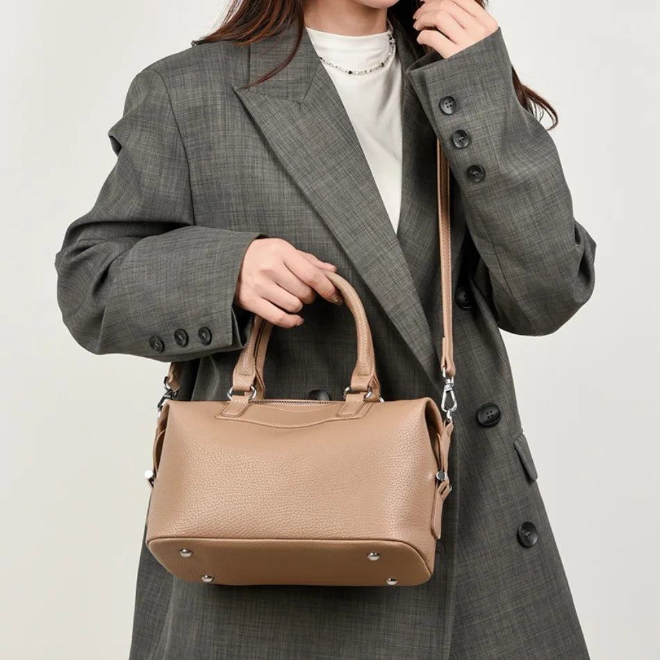 High Quality Soft Pu Leather Casual Tote Bags Women Hand Bags Shoulder Crossbody Messanger Bag Female Large Capacity Sac A Main