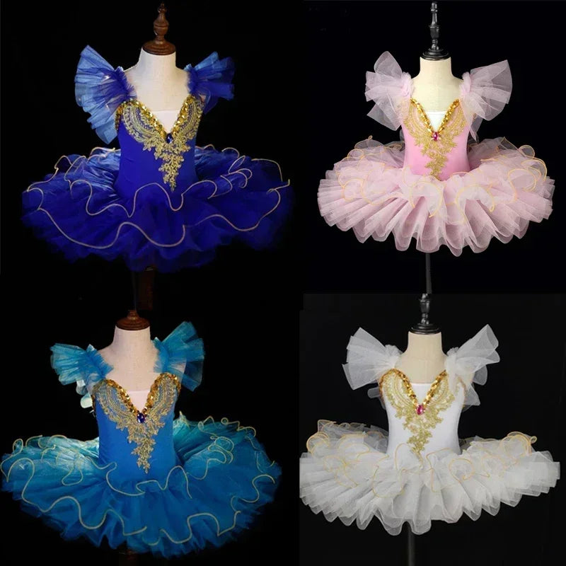 Tenues de Ballet pour filles, Costumes de Cosplay pour enfants, robe de   ballerine pour  spectacle de danse du lac des cygnes