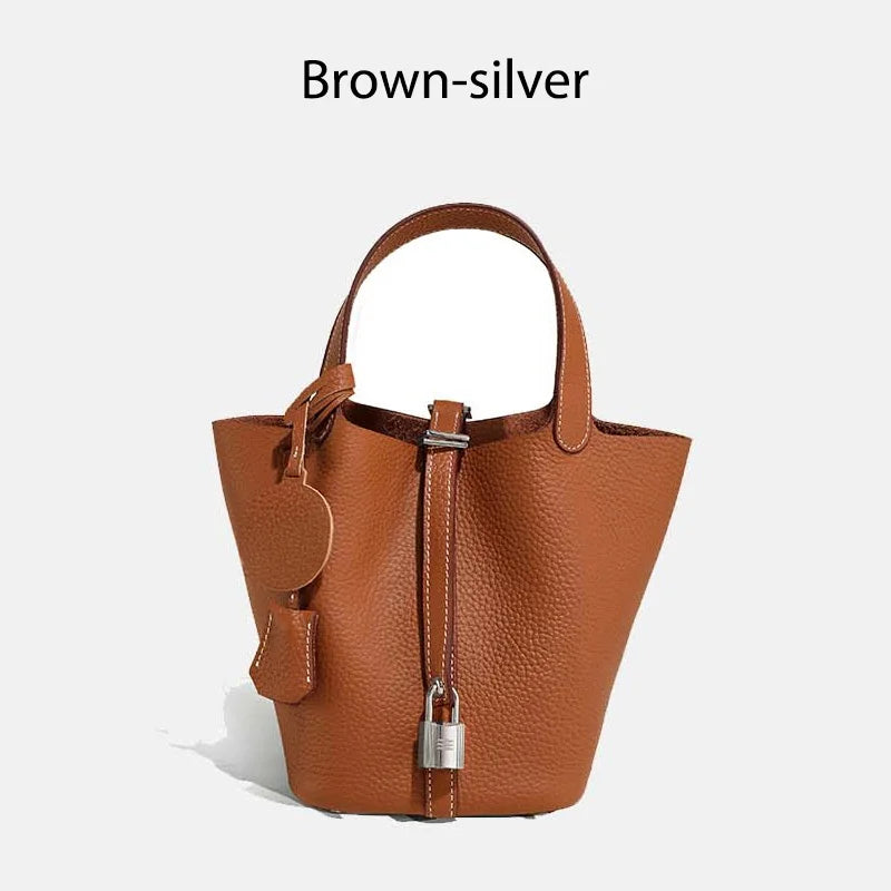 MENDY Women Bags Handbags Bucket Bag Real Leathe Fashion Tote Bag Genuine Leather Luxury Desginer Big Size Large Lady Hand Bags