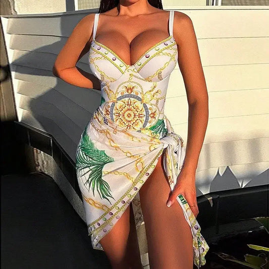Sexy High Waist Bikini 2025 Women Halter Swimwear Female Swimsuit Solid Bathers Swimming Bathing Swim Suit Summer Beachwear
