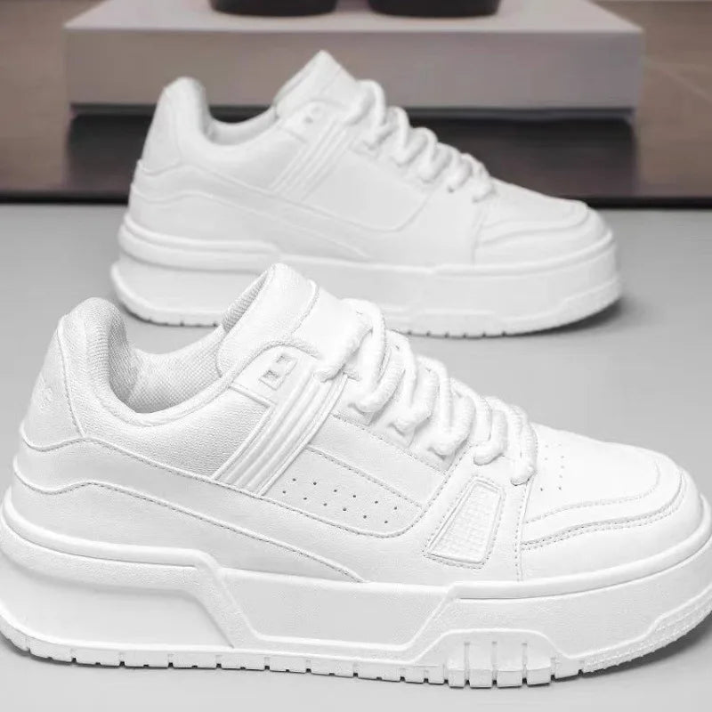 2025 New Fashion Trend Casual Shoes for Men pu Breathable Versatile Sports Shoes Low Top Comfortable Outdoor Board Shoes
