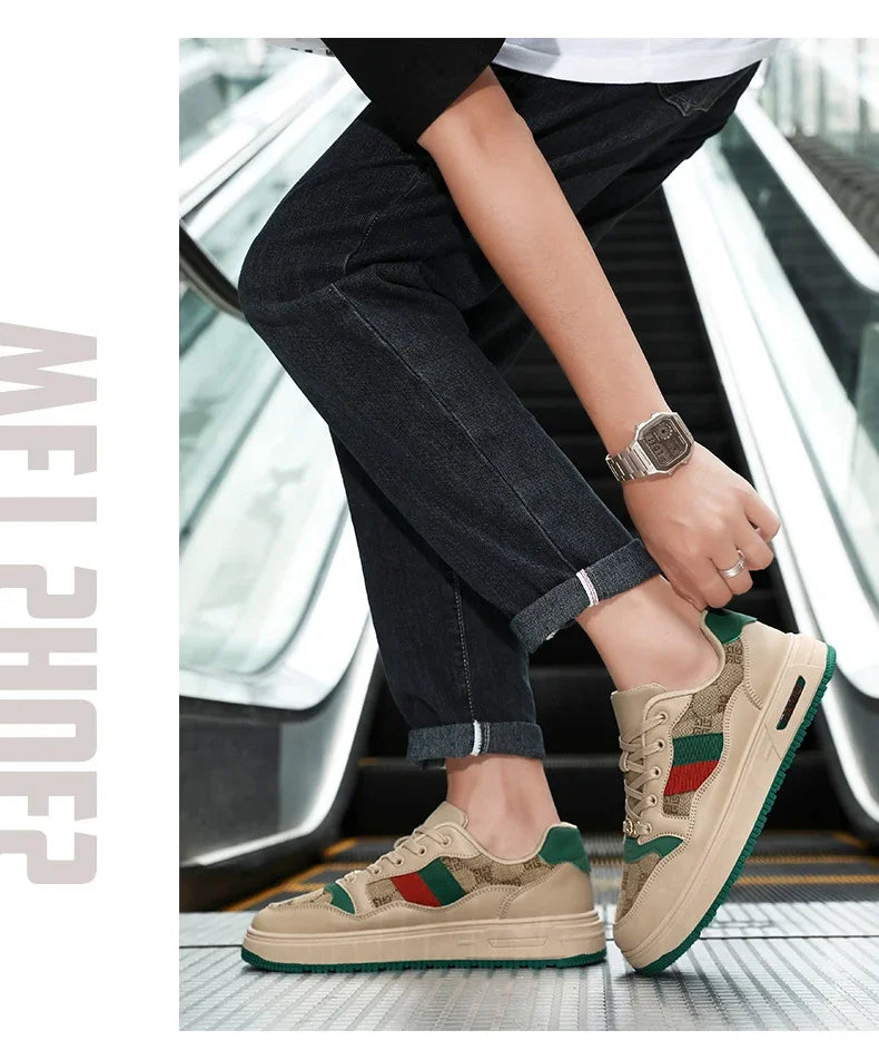 2025 Couple Style Board Shoes Retro All Comfortable Street Fashion Shoes Non-slip Wear Outdoor Casual Board Shoes