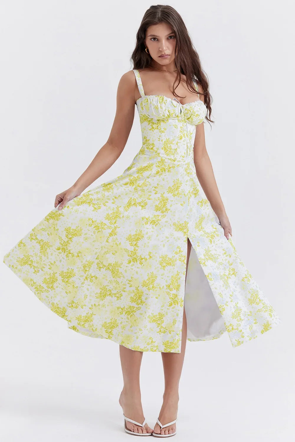 Women Beach Vacation Dress French Lazy Style Dress-Solid Color Or Printed Multi-Color Spring Summer 2025 New Arrival