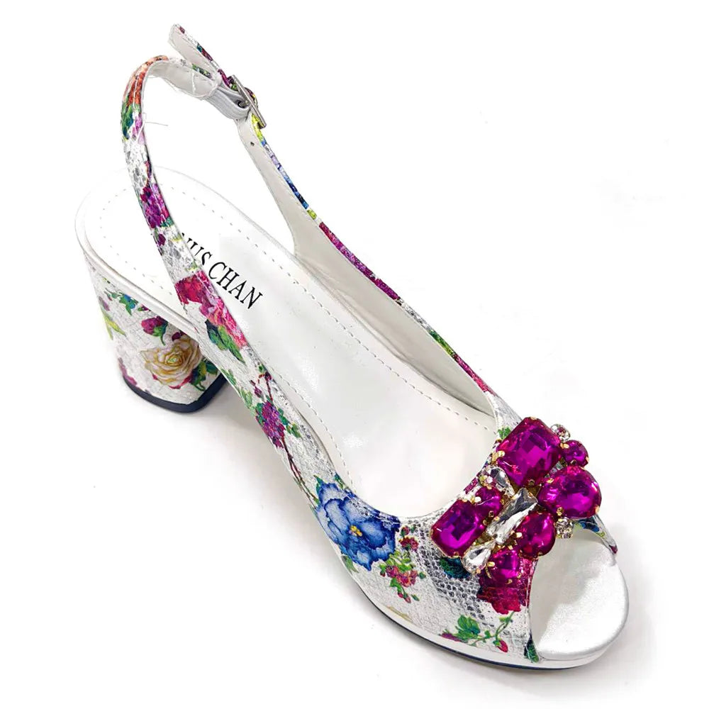 Wedding Bigger Size Thick Heel Shoes