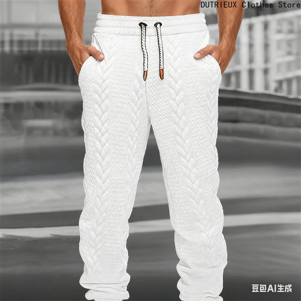 Fall/Winter Men's Pants, Soft and Comfortable Casual Sportswear Pants, Fashionable Street Business Men's  Trousers