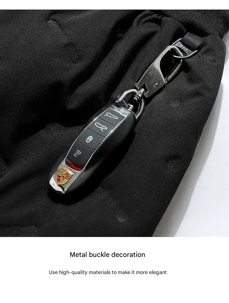 Winter Sweatwear Men Plush Thick Fleece Sweatpant Lambswool Thermal Trousers Casual Pants Waterproof Windproof Warm Cotton Pants