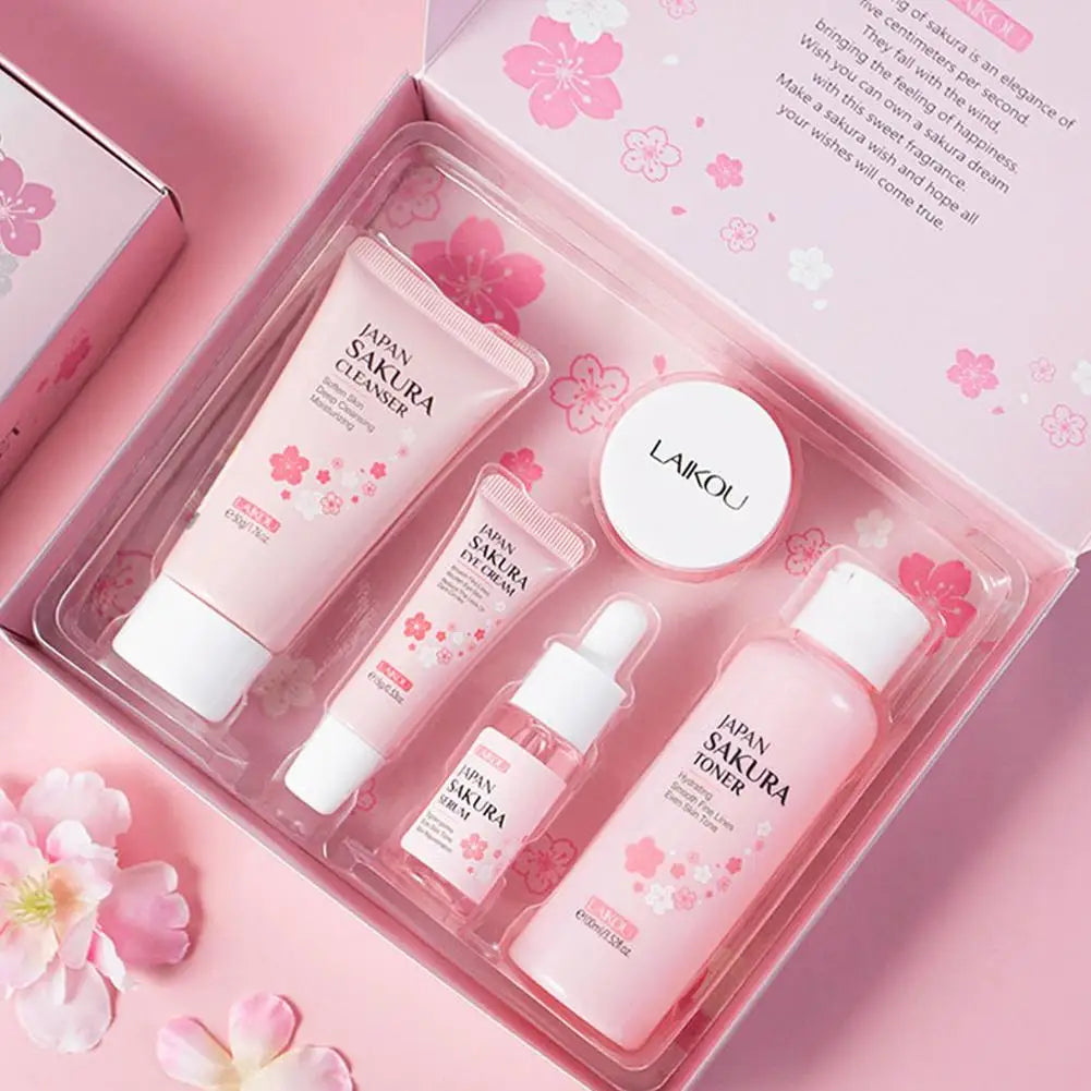 BIOAOUA Centella Asiatica Soothing and Repairing Six-Piece Set Whitening Firming Anti-aging Beauty Facial Skincare Set