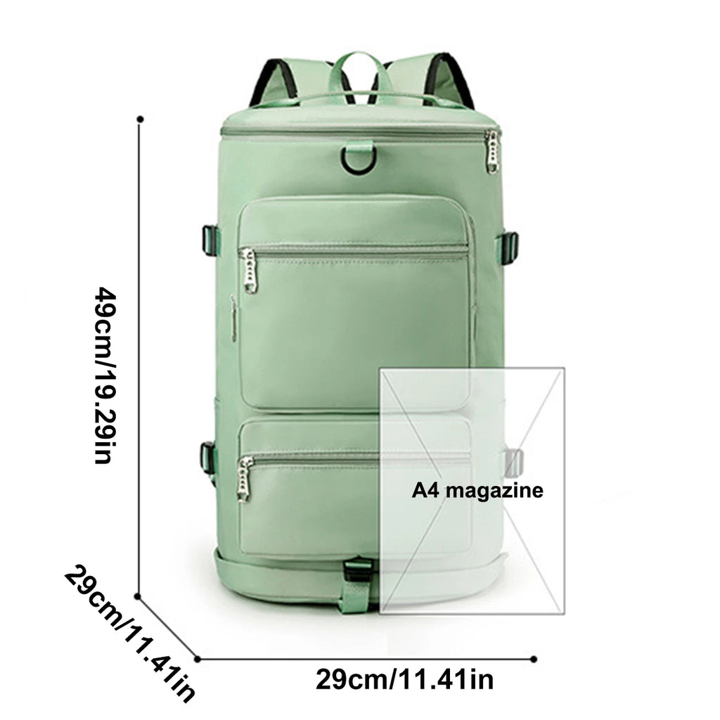 Large Capacity New Backpack Travel Bag Sports Waterproof Fitness Bag Multi Functional Single Shoulder Portable Luggage Bag