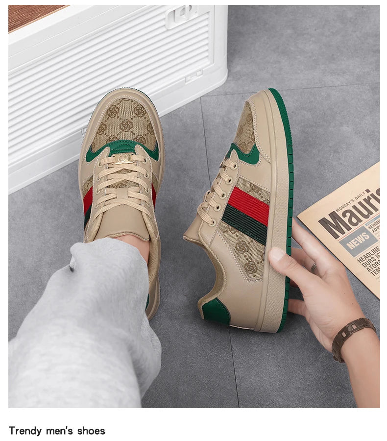 2025 Couple Style Board Shoes Retro All Comfortable Street Fashion Shoes Non-slip Wear Outdoor Casual Board Shoes