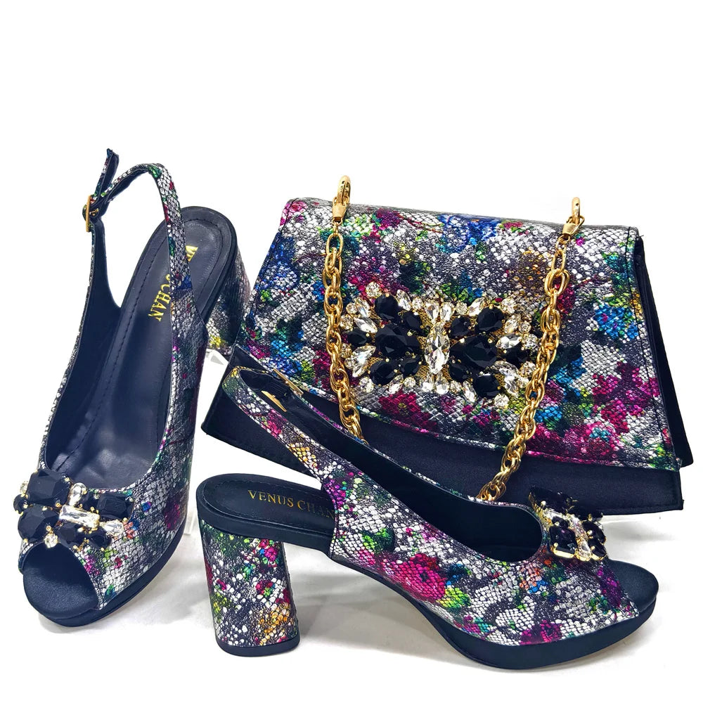 Wedding Bigger Size Thick Heel Shoes
