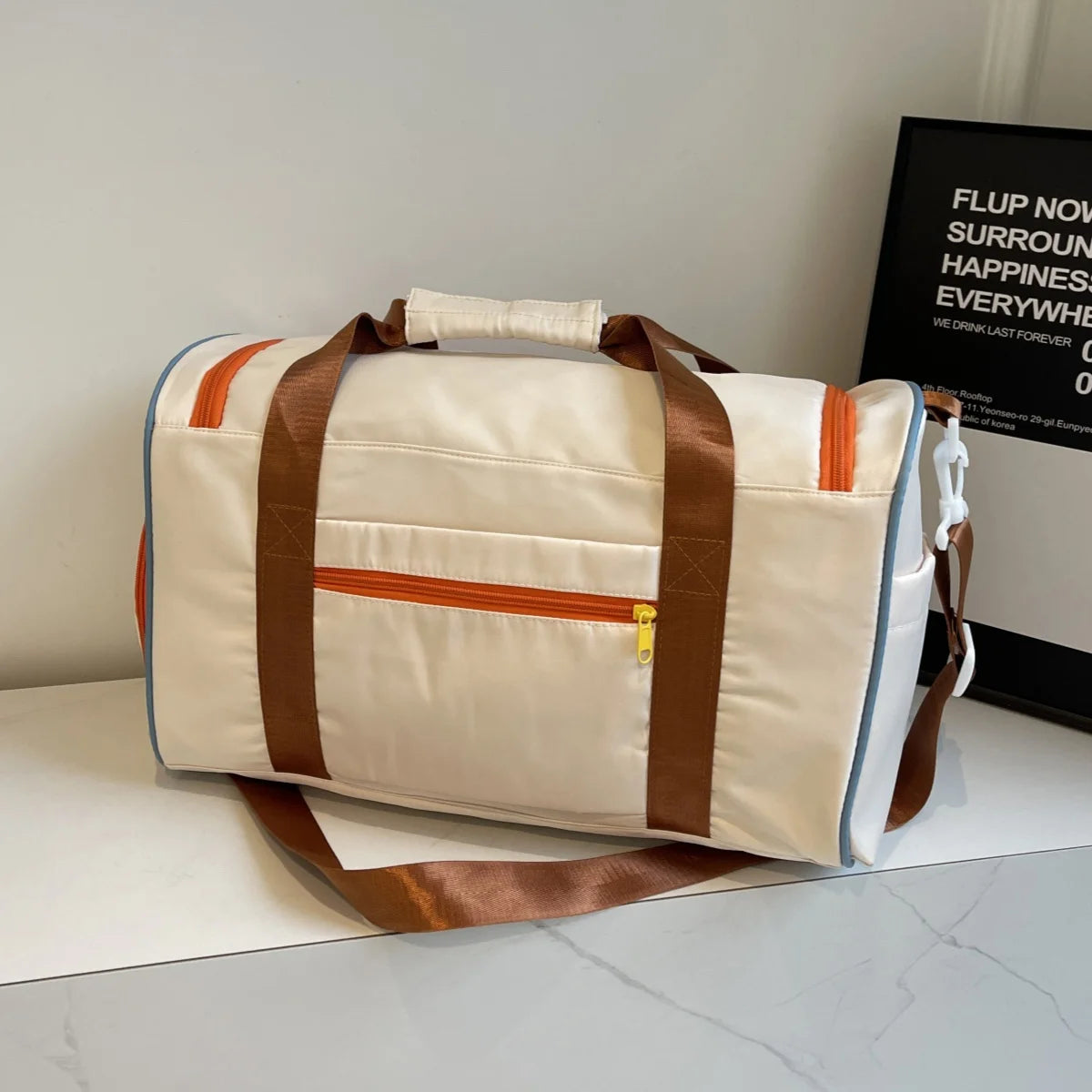 Travel Bag, Duffel Bag Cosmetics Bag, Professional Fitness Bag, Yoga Swimming Training Backpack, Satchel Shoulder Crossbody Tote Bag, Suitable for Men and Women