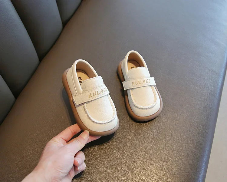 Baby Boys Casual Shoes for Wedding Party Fashion 2025 Spring Autumn Toddlers Kids Leather Shoes Slip-on Loafers Soft Flats New