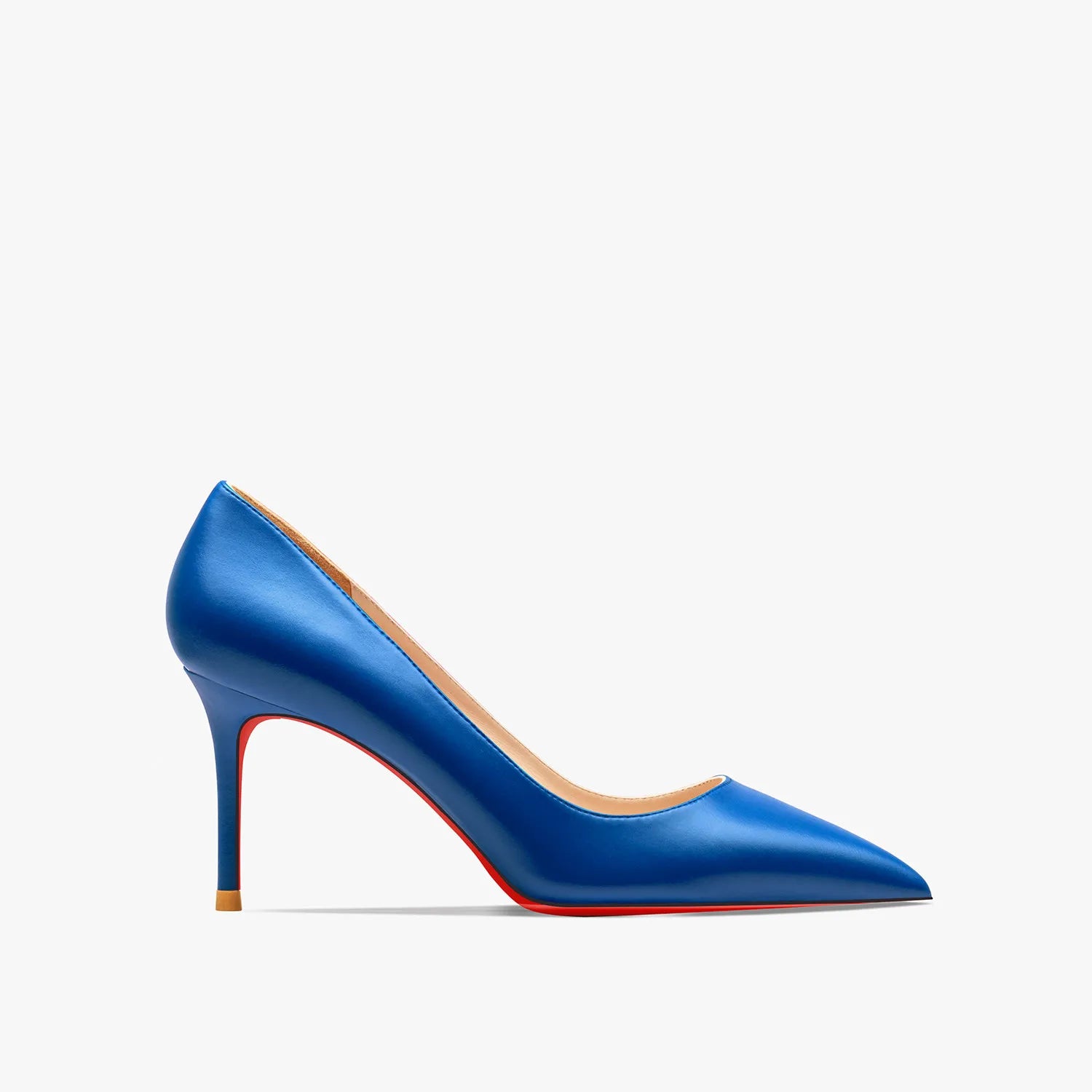 Heels for women Pointed toe Luxury Brand Women's High Heels Red soled Pumps Red Bottoms Matte Stiletto Ladies elegant shoes 12cm