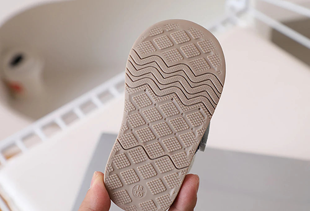 2025 Fashion Toddler Shoes For Baby PU Leather Infant Girl's Sneakers Soft-soled Ergonomics Newborn Boy's Sport Shoes First Step