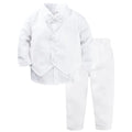 Boys Christening Suits Set Baby Baptism Outfit Toddler Shower Blazer Children Tuxedo Kids White Formal Clothes Sets 3 PCS