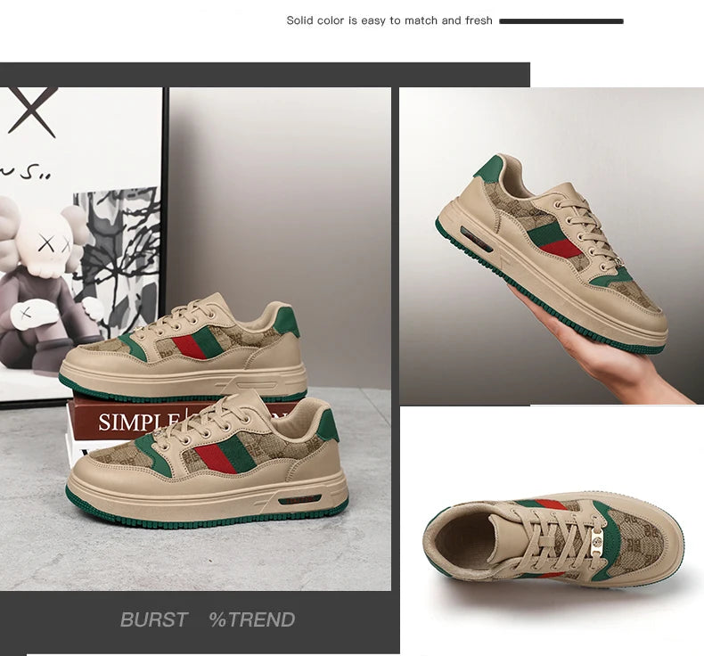 2025 Couple Style Board Shoes Retro All Comfortable Street Fashion Shoes Non-slip Wear Outdoor Casual Board Shoes