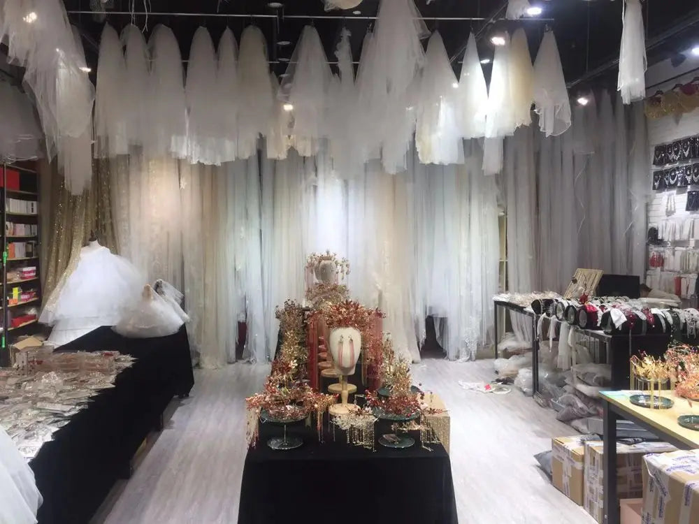 New Arrival White Ivory Cathedral Wedding veil Bride Wedding accessoires de mariage Boda Voile de mariée Bridal veils