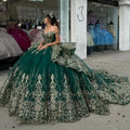 Luxury Emerald fashion  wedding dress