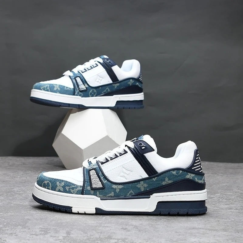 Black Warrior Men's Spring and Autumn New Trend Versatile Autumn Sports Leisure Small White Board Shoes