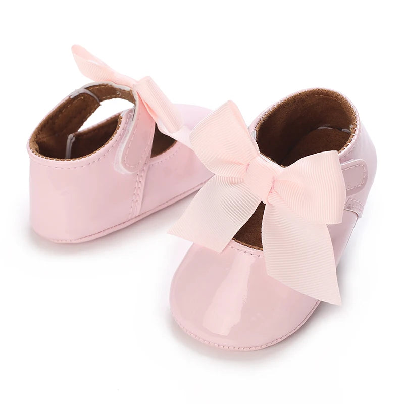 Cute White Lace Baby Girl Princess shoes  Baby Moccasins Moccs Shoes Bow Fringe Rubber Soled Non-slip Footwear Crib Shoes