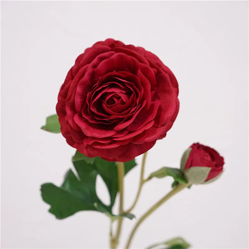 4Pc Hand Feel Moisturizing 3Heads Dew Lotus Artificial Real Touch Flowers Wedding Decor Bridal Bouquet Home Decoration Ornaments