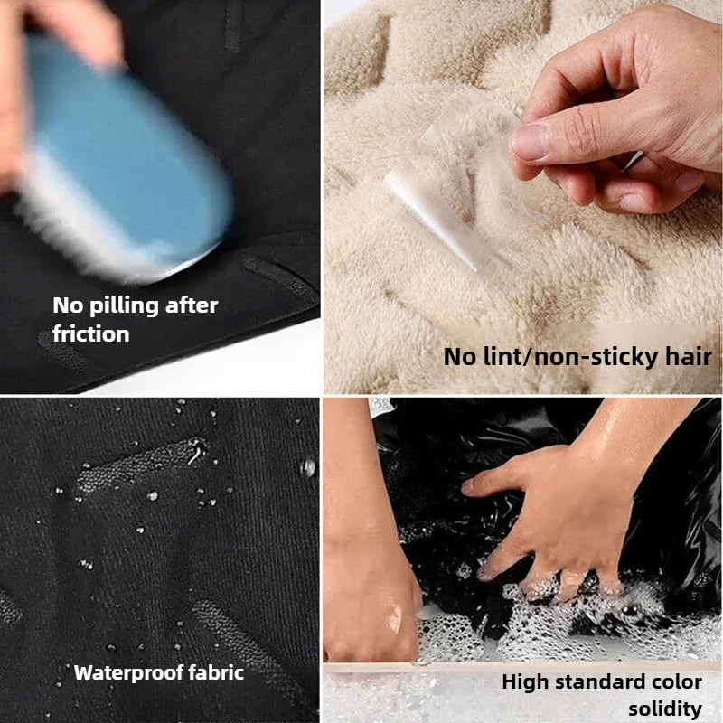 Winter Sweatwear Men Plush Thick Fleece Sweatpant Lambswool Thermal Trousers Casual Pants Waterproof Windproof Warm Cotton Pants