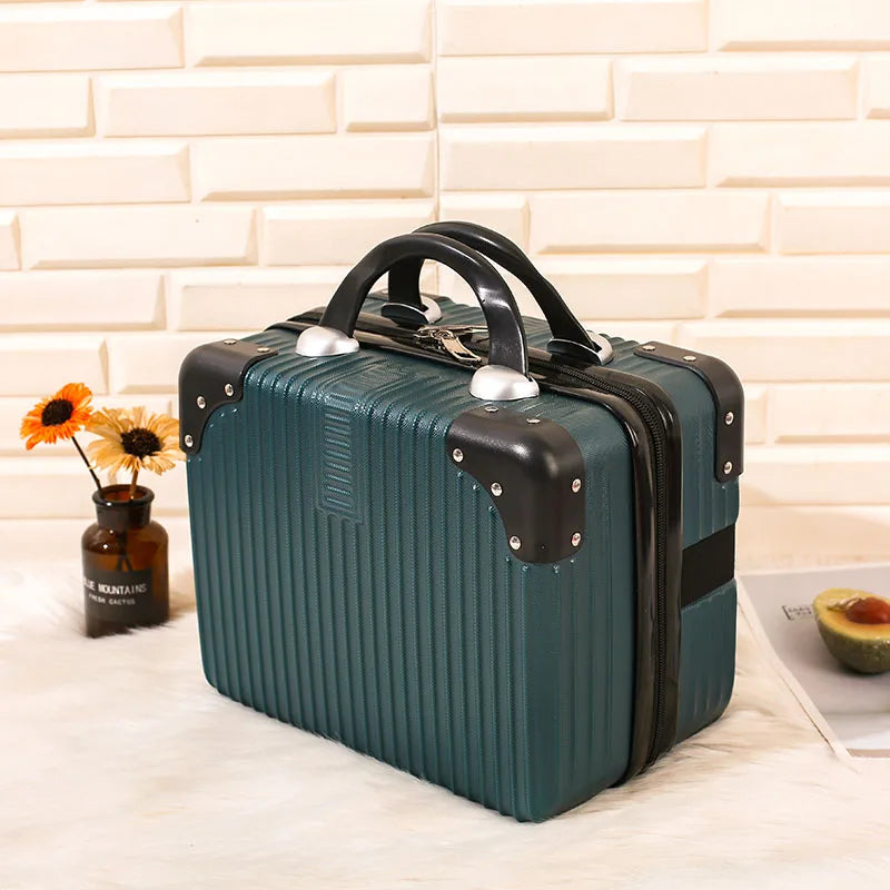 14 "portable makeup bag Makeup case Sweet wind carry-on luggage travel large capacity