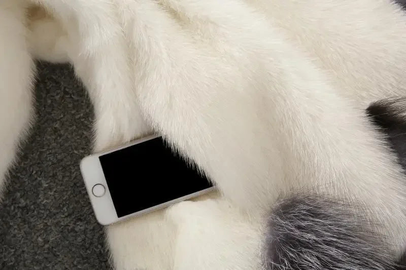 Hooded Loose Faux Fur Jacket Women Thick Autumn Winter Korean Maxi Coat Long Warm Luxury Fur Parkas Bontjas Furry Outerwear