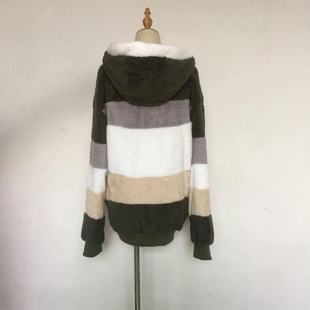 2025 Women's Warm Coats Jackets for Autumn Winter Long Jacket Warm Thick Fleece Faux Fur Coat Plush Teddy Woman Fur Coat Female