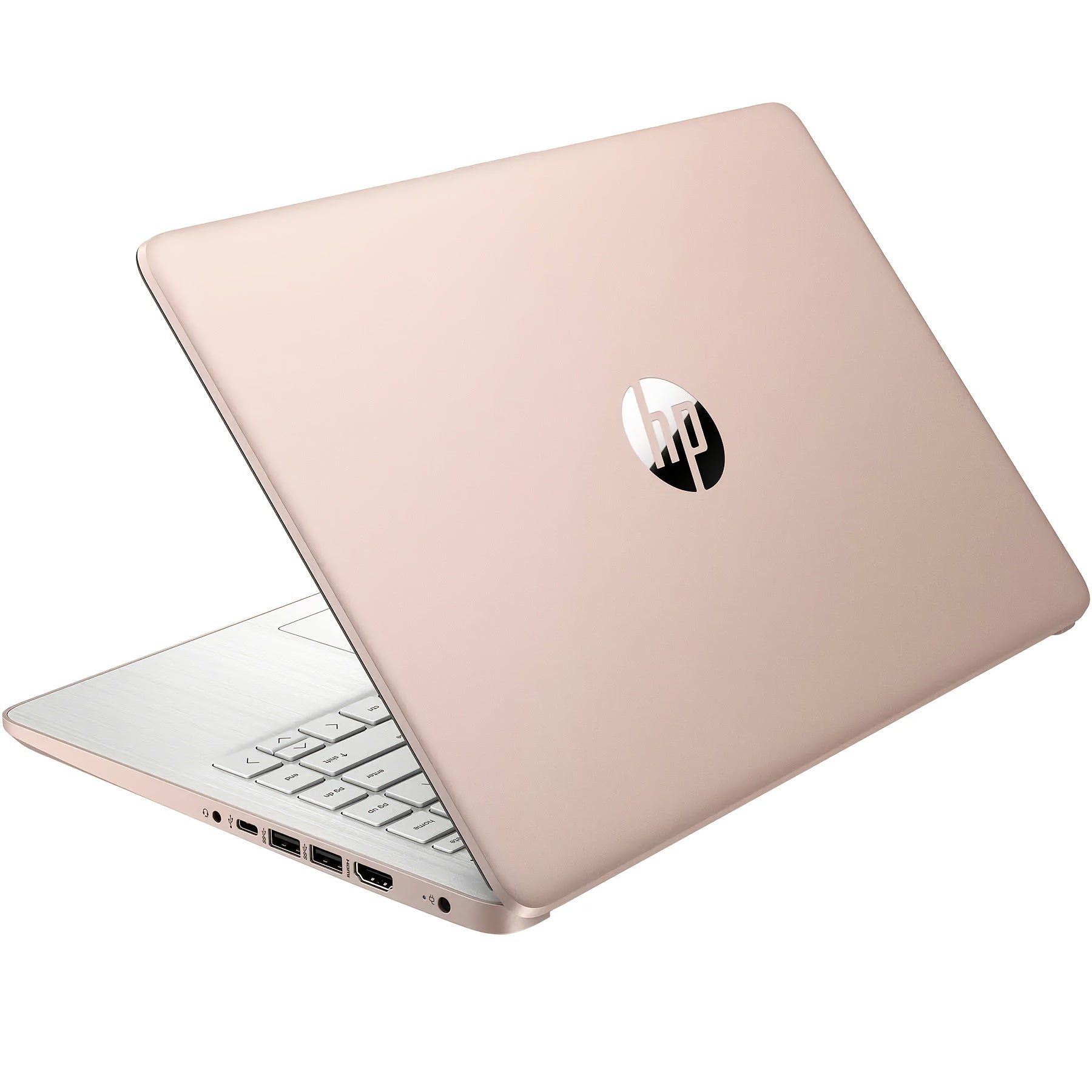 HP Ultral Light 14" Laptop, Intel Quad-Core N4120, 8GB RAM, Anti-Glare HD Display - 256GB Storage(128GB EMMC+ 128GB SD Card), Webcam, Windows 11 Home In S Mode