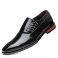 Men's PU Leather Business Dress Shoes – Breathable Formal Footwear, Extended Sizes 38–48