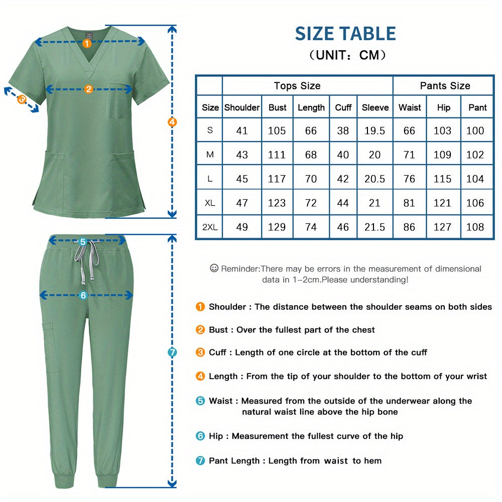 [Scrubs | Workwear] Set of Scrubs And Workwear | for Nurses, Including Overalls And Spa Beauty Attire | Designed for Women