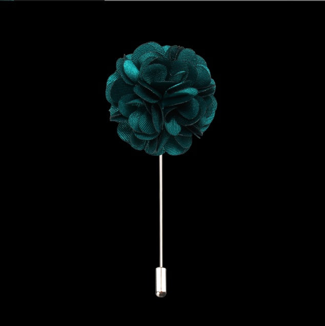 Men Floral Brooch