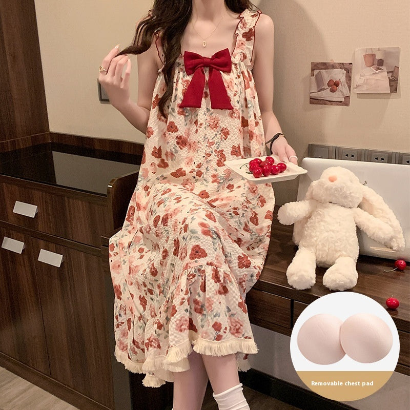 Slip Nightdress Women's Summer Sweet Girl
