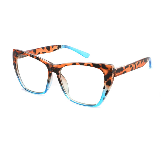 1pc Womens Butterfly Reading Glasses - Advanced Blue Light Blocking, Optical Clarity with Stress-Free Spring Hinges, Fashionable Anti-Glare Eyestrain Relief for Computer Use