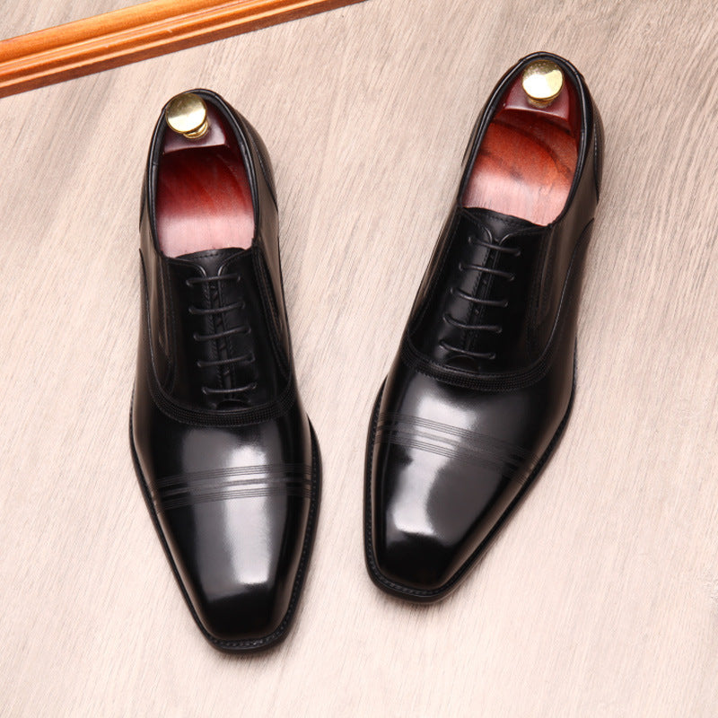 Men's Leather Formal Shoes – Classic Style in Black & Brown | Sizes 36–45