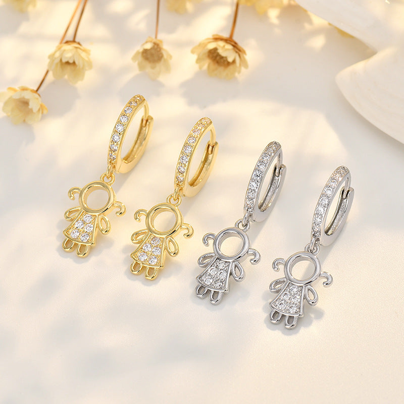Girl's Earrings Golden