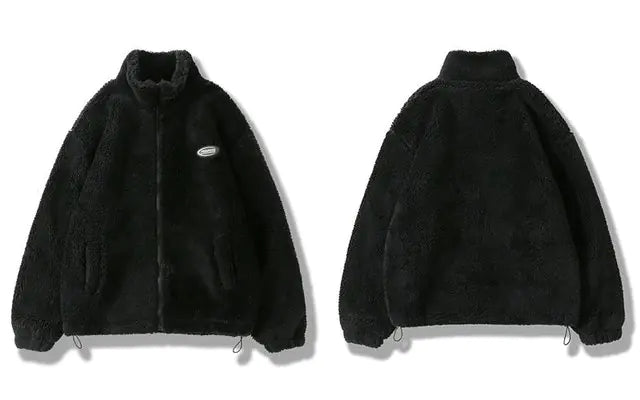 Hip Hop Winter Wool Padded Jacket for Men