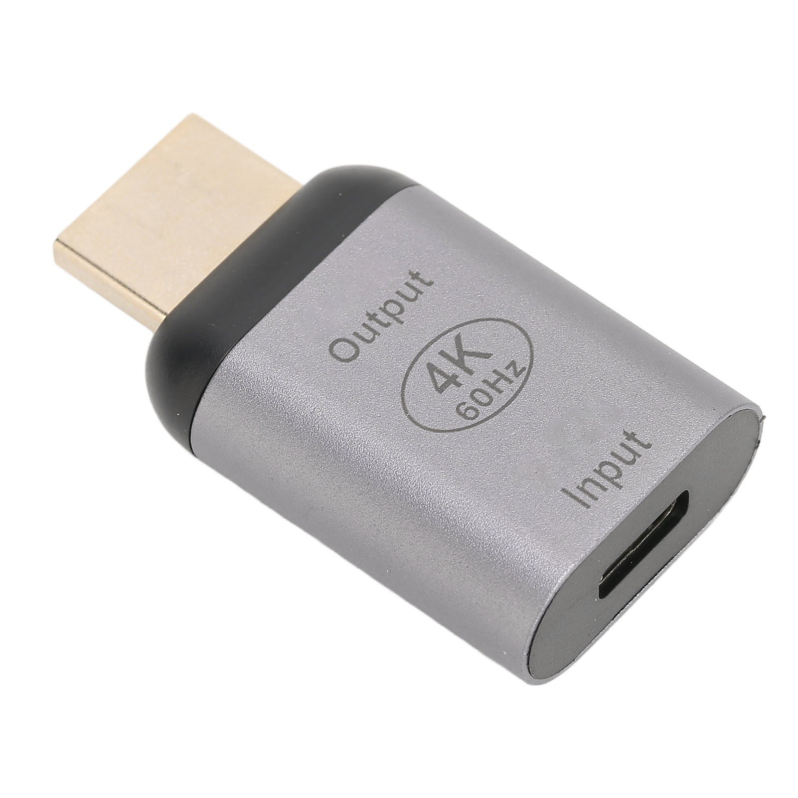 USB C Female to Male Adapter 4K 60HZ High Speed Plug and Play Type C to HD Multimedia Interface for PC Phone Tablet