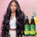 2pcs 7 Days Ginger Hair Spray, Ginger Hair Oil & Biotin Hair Serum - Specially Designed For Men & Women With Thin & Dry Damaged Hair - Essential Oil Hair Care Liquid.