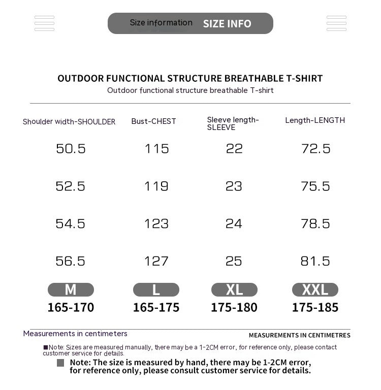 Summer Outdoor Patchwork Pocket Breathable Short-sleeved T-shirt