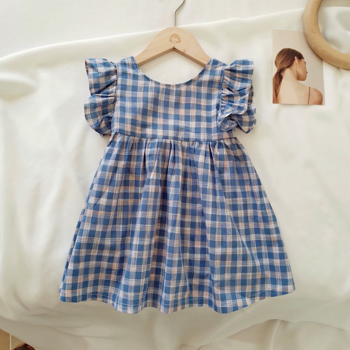 Children's Clothing Girl Summer French High-end Pastoral Princess Dress