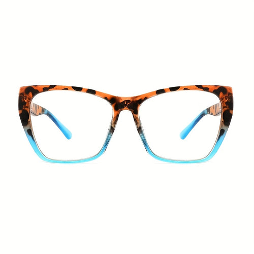 1pc Womens Butterfly Reading Glasses - Advanced Blue Light Blocking, Optical Clarity with Stress-Free Spring Hinges, Fashionable Anti-Glare Eyestrain Relief for Computer Use