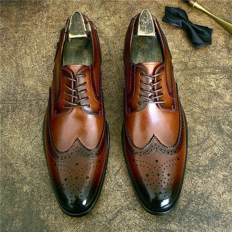 Men's Breathable Leather Shoes Black Soft Leather Soft Bottom Spring And Autumn Best Man Men's Business Formal Wear Casual Shoe