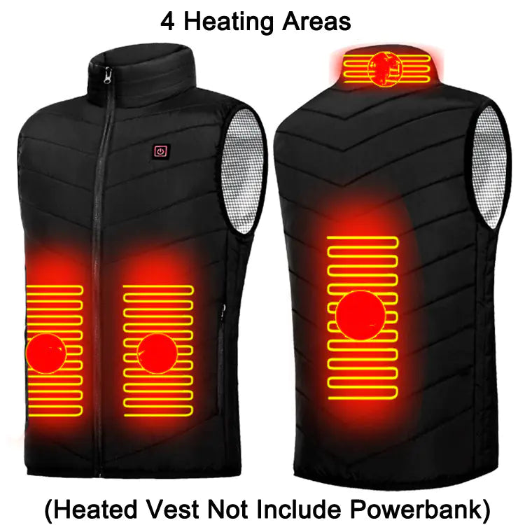Winter USB Heated Jacket for Men and Women