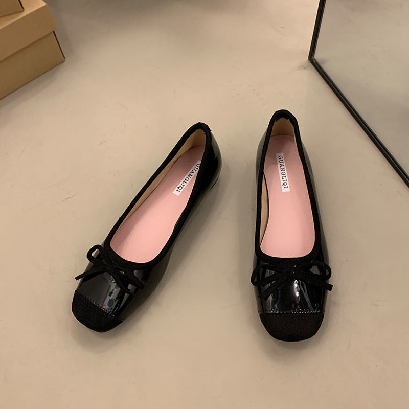 Spring And Autumn Retro Ballet Gentle Wanwan Style Shoes