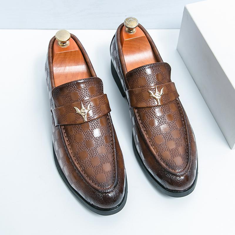 Men's Breathable Leather Shoes Black Soft Leather Soft Bottom Spring And Autumn Best Man Men's Business Formal Wear Casual Shoe