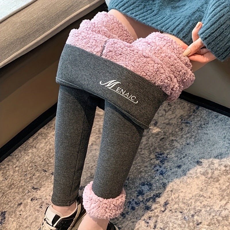 Women'S Thermal Leggings - High-Waisted Winter Pants with Non-Slip Grip, Stretchy Elastic Waistband - Thick Warm Tights for Cold Weather, Machine Washable - Ideal for Everyday & Formal Outfits, Slipresistant Bottoms, Stylish