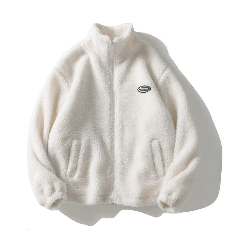 Hip Hop Winter Wool Padded Jacket for Men